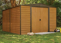 Arrow WR1012 Woodridge EG Steel Storage Shed, 10 by 12-Feet