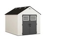 Suncast Tremont 8 ft. x 10 ft. Storage Shed with Floor – Ice Cube|BMS8125
