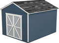 Handy Home Products Rookwood 10×12 Do-It-Yourself Wooden Storage Shed- Does not Include Floor kit, Paint, or Roofing Shingles