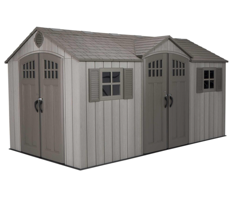 Lifetime 15 Ft X 8 Ft Outdoor Storage Shed – 60318